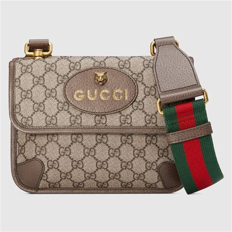 gucci supreme messenger bag red|Gucci neo vintage Messenger bag.